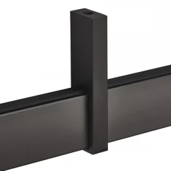 Support de barre pour penderie rectangulaire fixation sous-tablette SYNERCIA