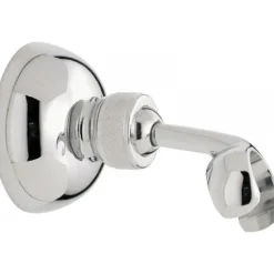 Support de douchette articulé en laiton chromé - fixation murale DISFLEX