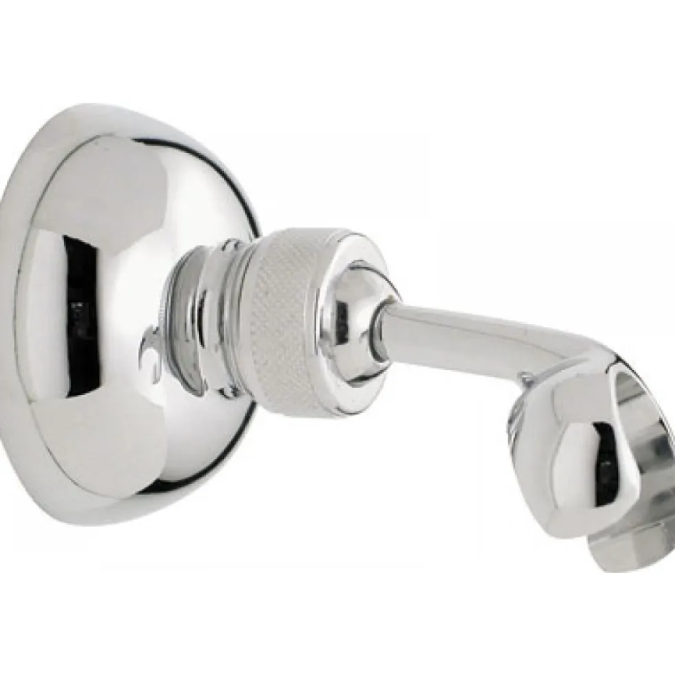 Support de douchette articulé en laiton chromé - fixation murale DISFLEX