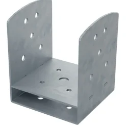 Support de poteaux en U pour vis SPIRAL® avec vis centrale + rondelles NIVO & Cobra
