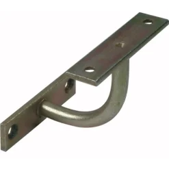 Support de rampe - coudé fixe - platine rectangulaire BRICOZOR