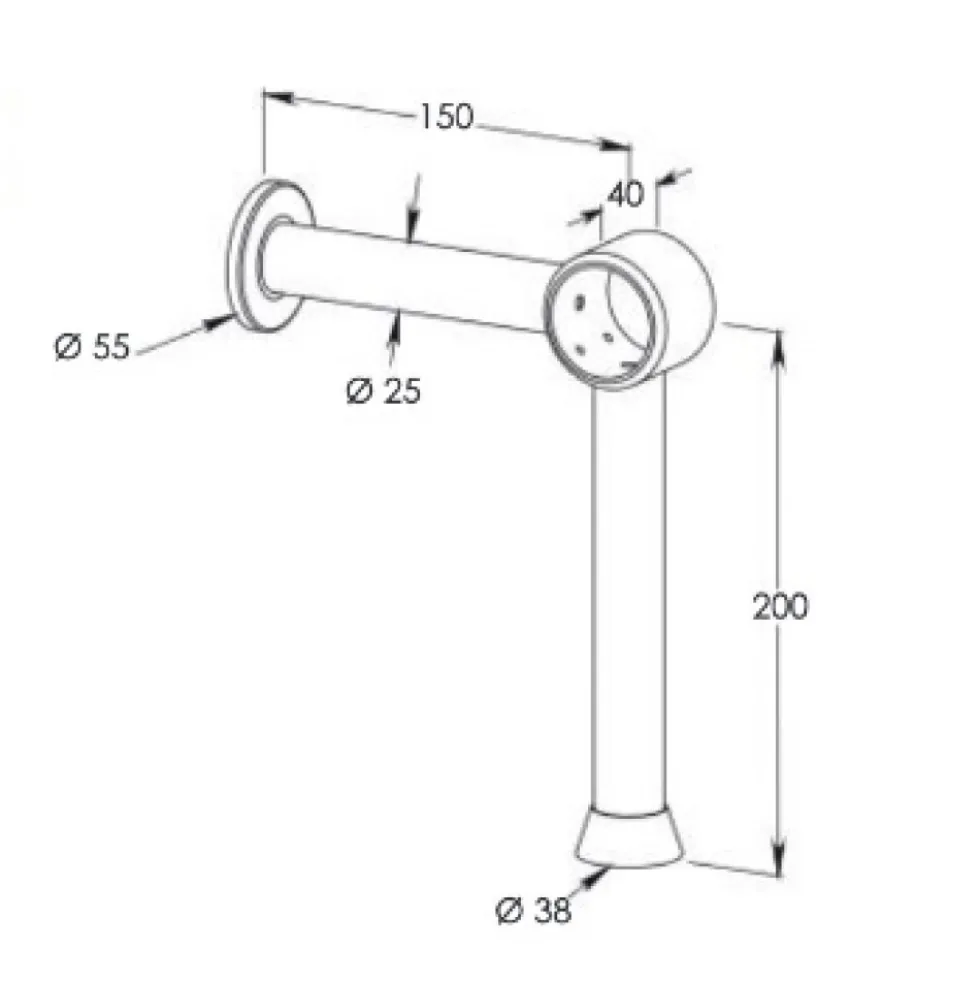 Support repose-pieds ligne Quatrz CUIVRINOX
