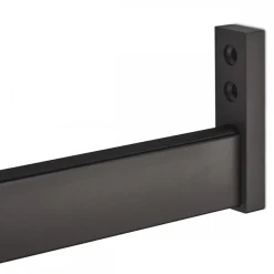 Supports d'extrémité en aluminium pour penderie rectangulaire par 2 SYNERCIA