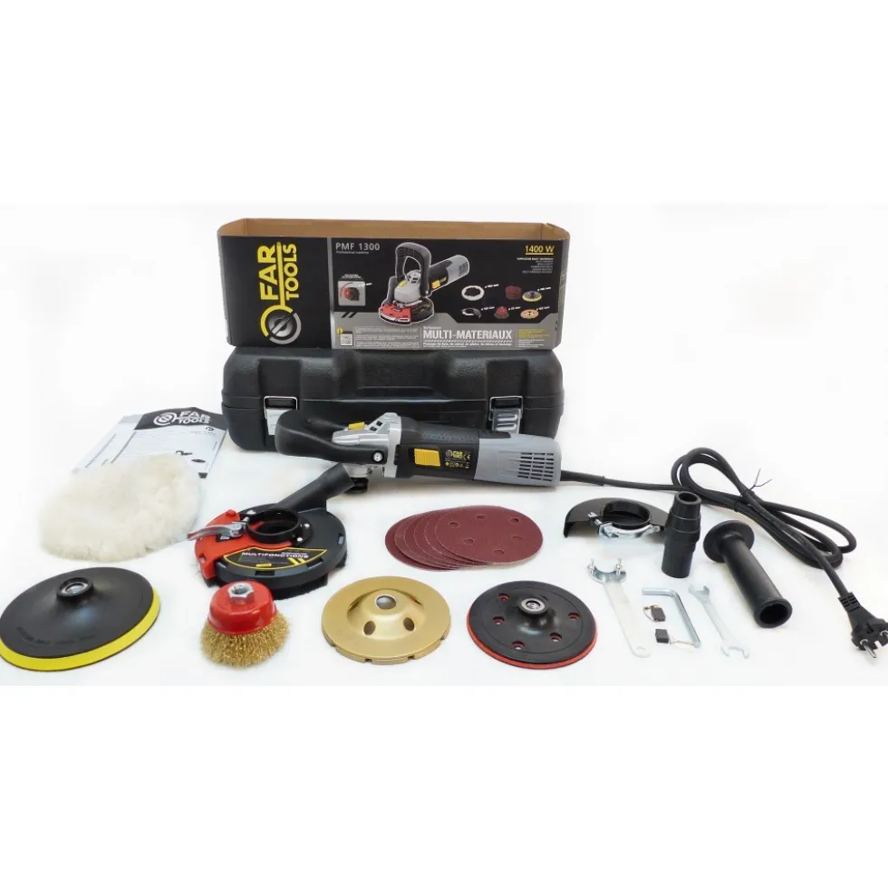 Surfaceuse multi-matériaux PMF 1300 - 1400W-230V - Diamètre 125/150 mm FARTOOLS