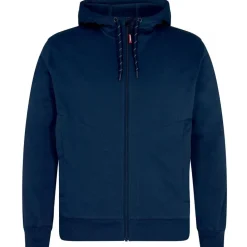 Sweat de travail imperméable zippé à capuche Extend - coloris bleu ENGEL