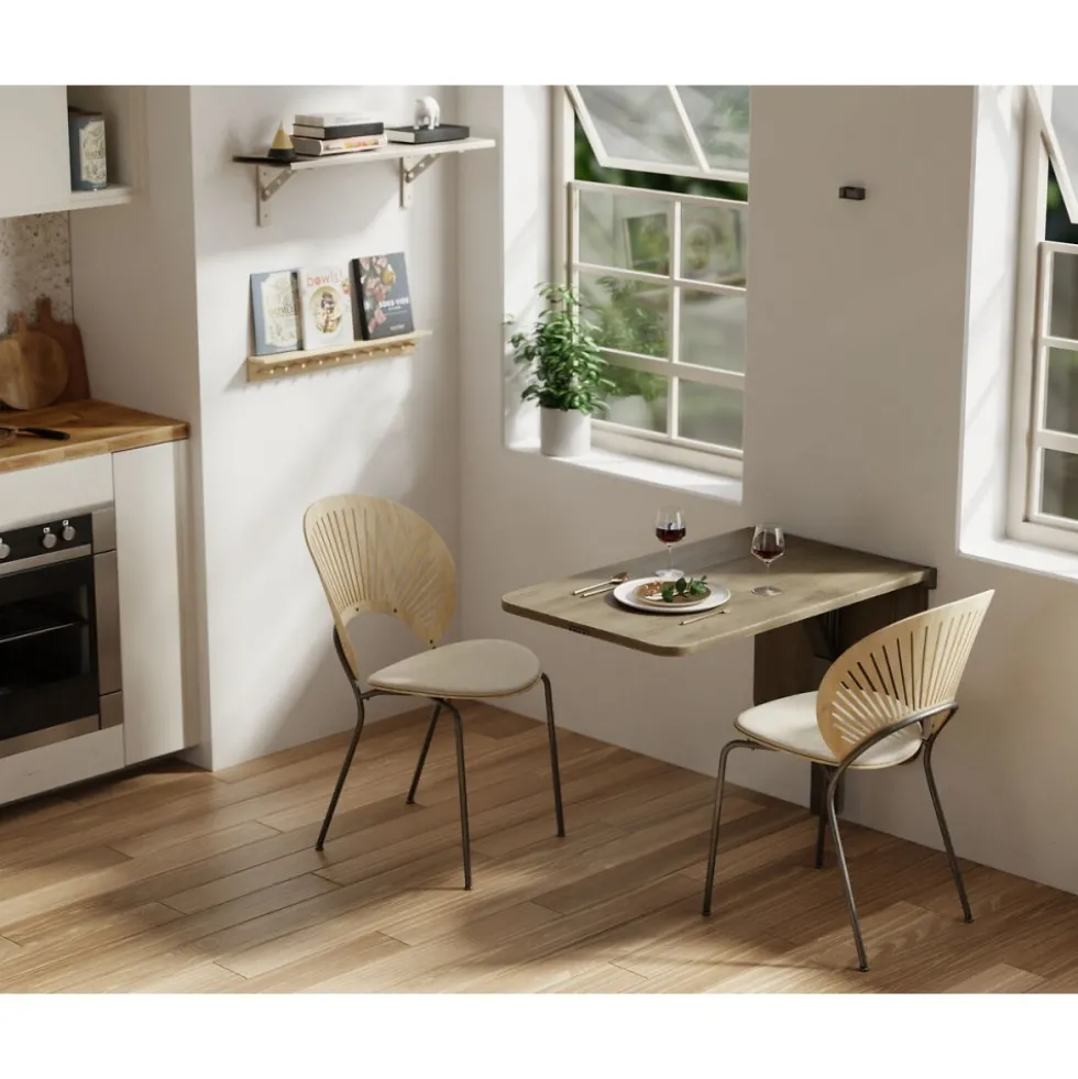 Système pour table pliante Topswing noir KESSEBÖHMER