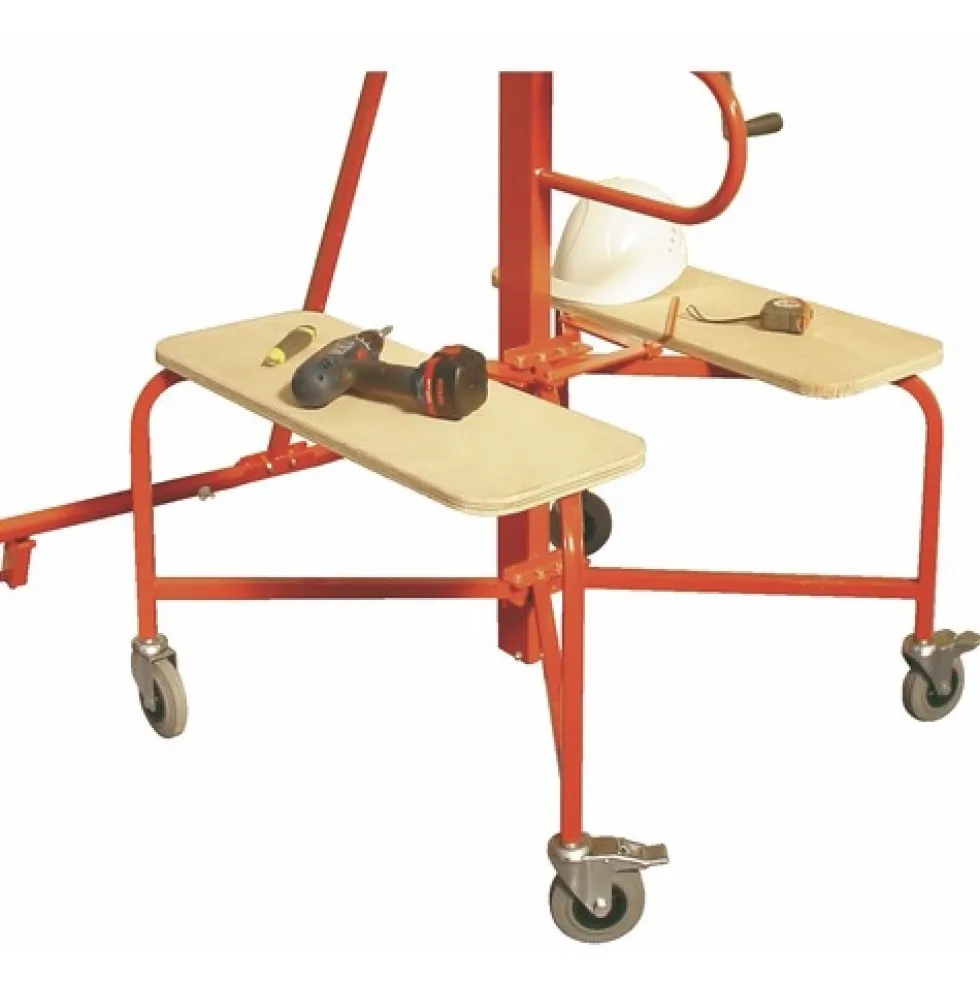 Tablettes porte-outils - pour lève-plaques de plâtre TALIAPLAST
