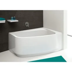 Tablier pour baignoire asymétrique Frisbee - installation à gauche LEDA