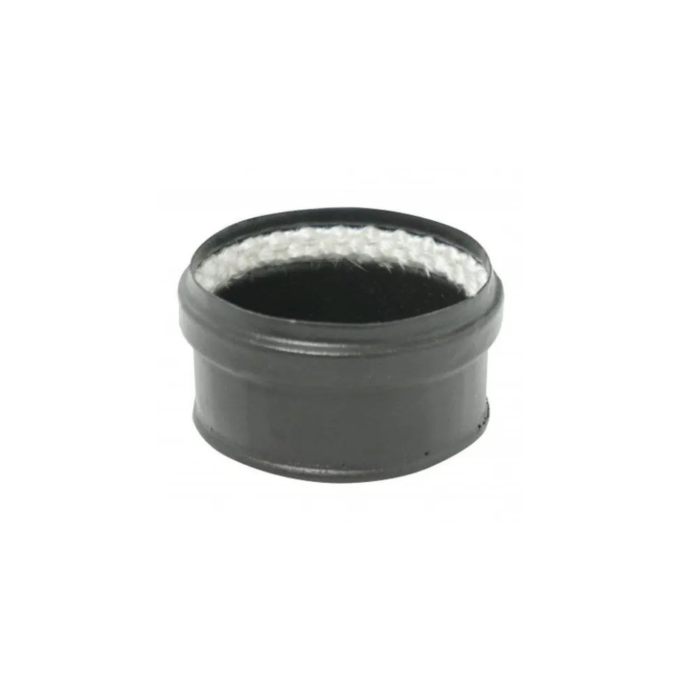 Tampon émail noir pour conduit pellets - joint viton TEN