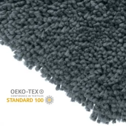 Tapis de bain - 60cm - Gris Granit - Microfibre - antidérapant - Highland SPIRELLA