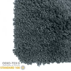 Tapis de bain - 80x150cm - Gris Granit - Microfibre - antidérapant - Highland SPIRELLA
