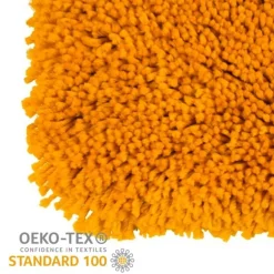 Tapis de bain - 55x65cm - Orange - Microfibre - antidérapant - Highland SPIRELLA
