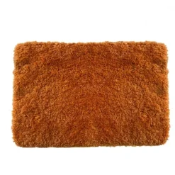 Tapis de bain - 55x65cm - Orange - Microfibre - antidérapant - Highland SPIRELLA