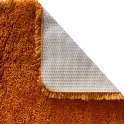 Tapis de bain - 80x150cm - Orange - Microfibre - antidérapant - Highland SPIRELLA