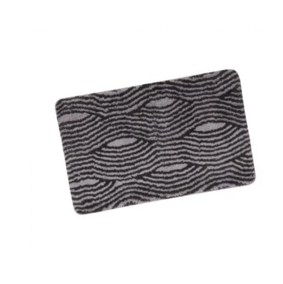 Tapis de bain - 50x80cm - Wave Gris MSV