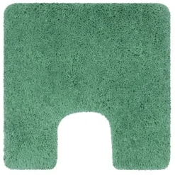 Tapis de WC - 55x55cm - Vert Basil - Microfibre - antidérapant - Highland SPIRELLA