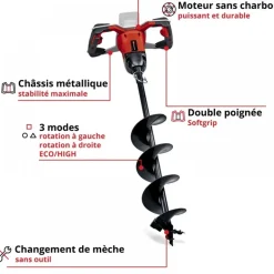 Tarière sans fil GP-EA 18/150 Li BL-Solo - Power X-Change EINHELL PROFESSIONAL