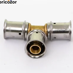 Té égal à sertir pour tube multicouche MULTITUBO