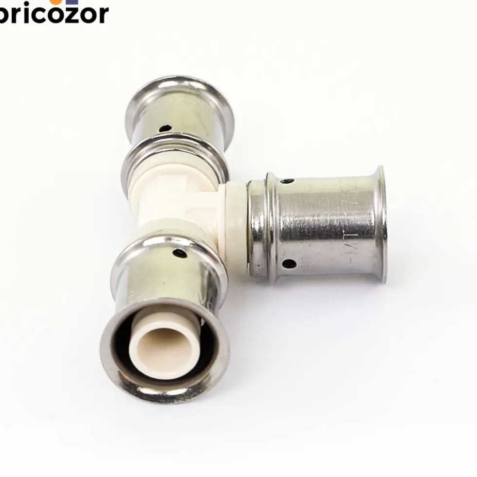 Té égal à sertir - pour tube multicouche MULTITUBO
