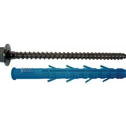 Tirefonds avec chevilles pour sabots de charpente - 10x140 mm - x4 G&B FISSAGGI