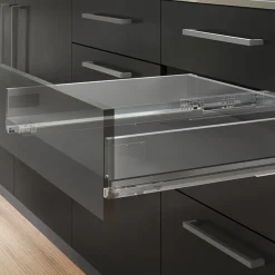 Tiroir extérieur Vertex 3D anthracite - 178 mm - 40 kg - pour fond 18 mm EMUCA