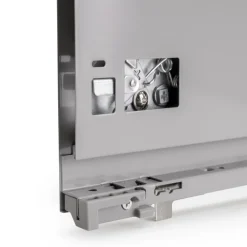 Tiroir extérieur Vertex 3D 40 kg hauteur 93 mm - finition aluminium EMUCA