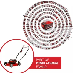 Tondeuse à gazon électrique - GE-CM 36/48 Li M-Solo - Power X-Change EINHELL