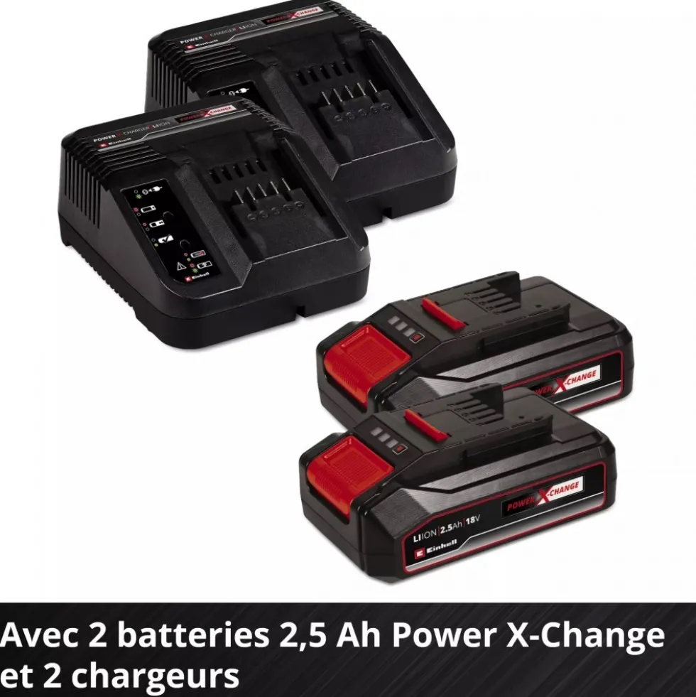 Tondeuse à gazon électrique - GE-CM 36/33 Li (2x2,5Ah) - Power X-Change EINHELL