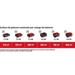 Tondeuse à gazon électrique - RASARRO 36/38 (2x4 Ah) - Power X-Change EINHELL PROFESSIONAL