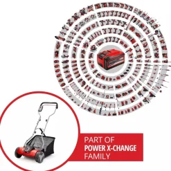 Tondeuse à main sur batterie - GE-HM 18/38 Li-Solo - Power X-Change EINHELL