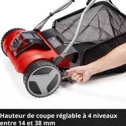 Tondeuse à main sur batterie - GE-HM 18/38 Li-Solo - Power X-Change EINHELL