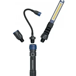 Torche multifonctions rechargeable avec 3 embouts BATILEC