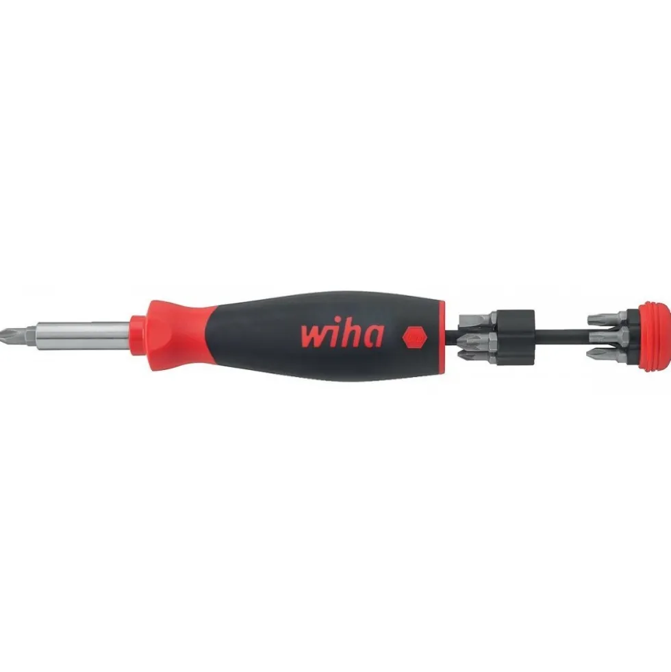 Tournevis avec 8 embouts PocketMax® magnétique WIHA