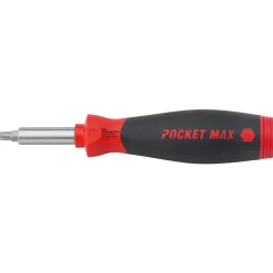 Tournevis avec 8 embouts PocketMax® magnétique WIHA