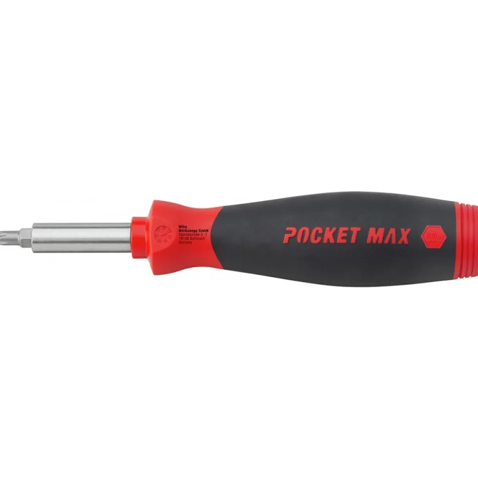 Tournevis avec 8 embouts PocketMax® magnétique WIHA