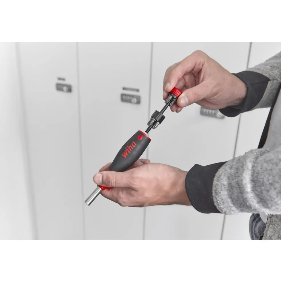 Tournevis avec 8 embouts PocketMax® magnétique WIHA