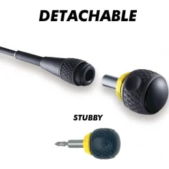 Tournevis à cliquet Ball Grip avec porte-embouts et 5 embouts Impact Ball VESSEL