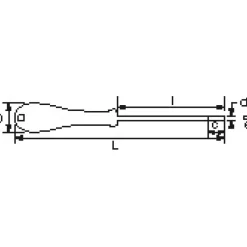 Tournevis d'électricien Samsoforce - isolé 1000V - empreinte fente SAM OUTILLAGE