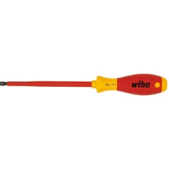 Tournevis isolé 1000V SoftFinish - empreinte fendue WIHA