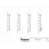 Traverse 10 non perforée pour assemblage de grille 411 RENSON