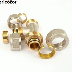 Té réduit à compression pour tube multicouche - diamètre 20-16-16 mm BOUTTÉ