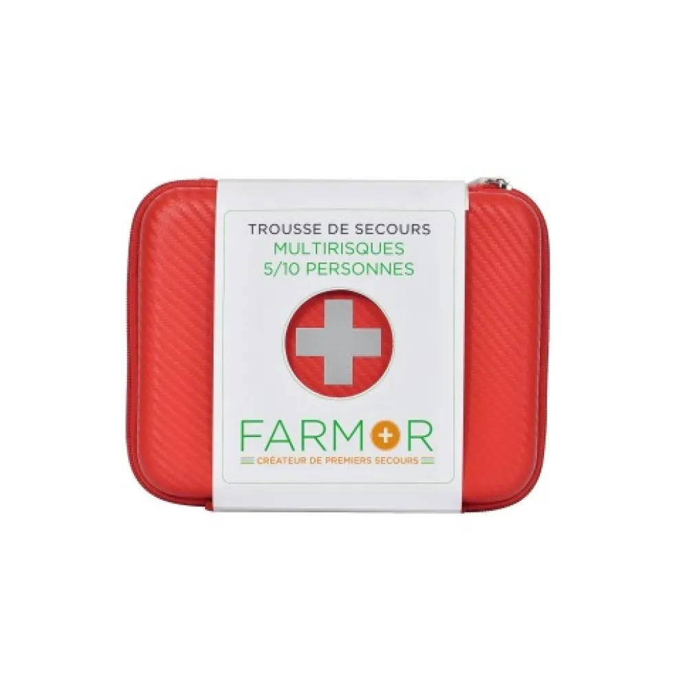 Trousse de secours multirisques - 5/10 personnes FARMOR