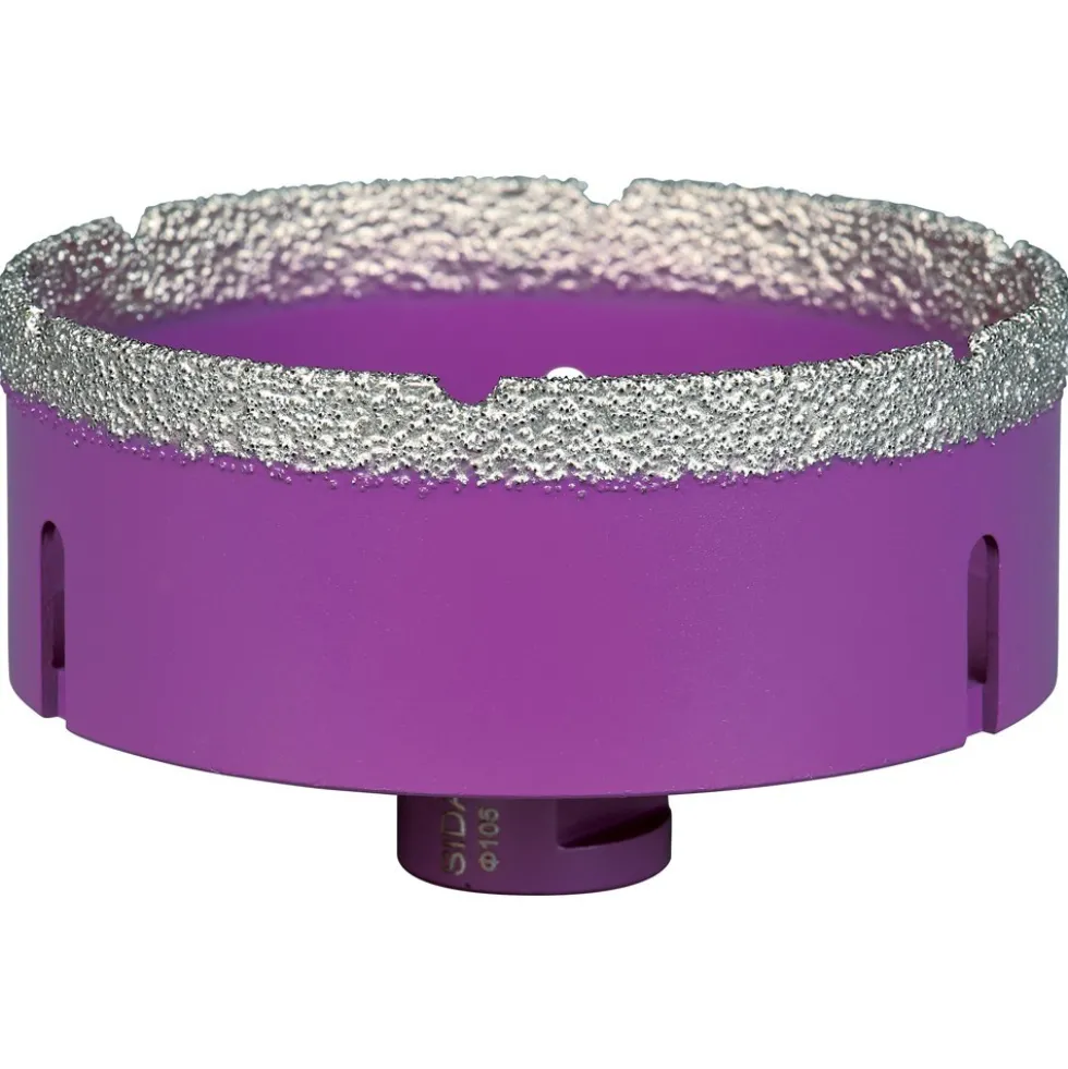 Trépan diamant à sec - M14 - Ø 105 mm SIDAMO