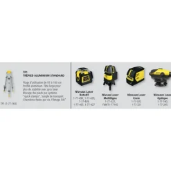 Trépied aluminium standard TP 1 pour niveaux lasers STANLEY