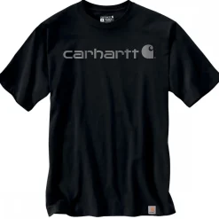 T-shirt en coton DEARBORN RELAXED - noir CARHARTT