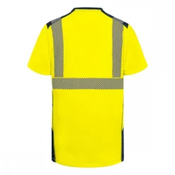 T-shirt haute visibilité à manches courtes BALI GRS G25 - jaune fluo T2S