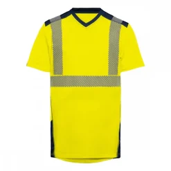 T-shirt haute visibilité à manches courtes BALI GRS G25 - jaune fluo T2S