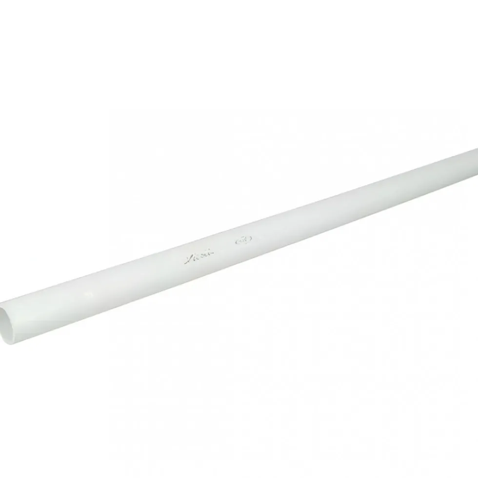 Tube PVC blanc - barre de 2 m NICOLL