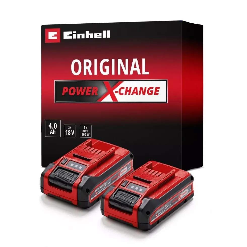 Twinpack 18V 2x4,0Ah - Power X-Change PLUS EINHELL