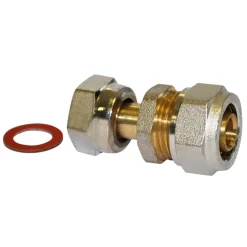 Union femelle écrou libre pour tube multicouche - à compression - D20 mm BOUTTÉ